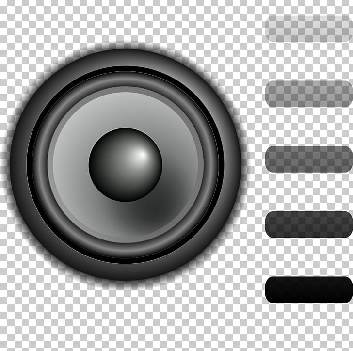 Computer Icons Loudspeaker PNG, Clipart, Audio, Audio Equipment, Black And White, Car Subwoofer, Circle Free PNG Download