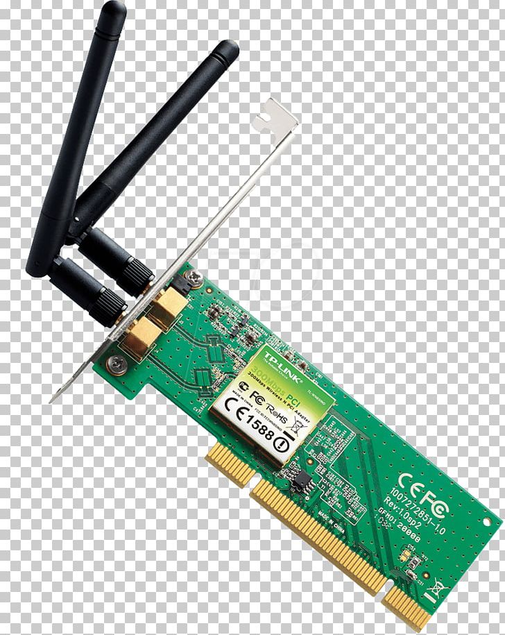 Conventional PCI Wireless Network IEEE 802.11n-2009 Network Cards & Adapters PNG, Clipart, Adapter, Electronic Device, Electronics, Ieee 80211, Ieee 80211n2009 Free PNG Download