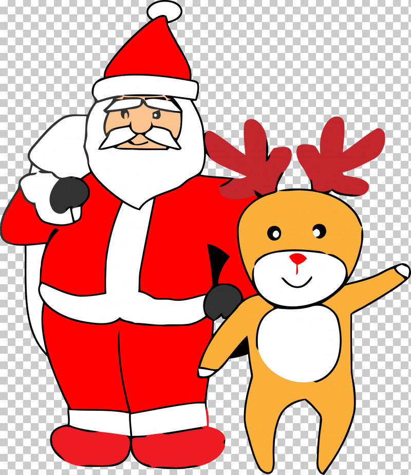 Santa Claus PNG, Clipart, Cartoon, Christmas, Christmas Eve, Finger, Pleased Free PNG Download