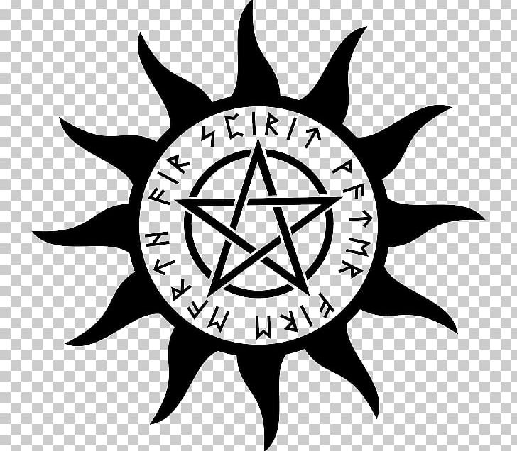Pentagram Wicca Pentacle Symbol PNG, Clipart, Artwork, Black And White, Circle, Classical Element, Earth Free PNG Download