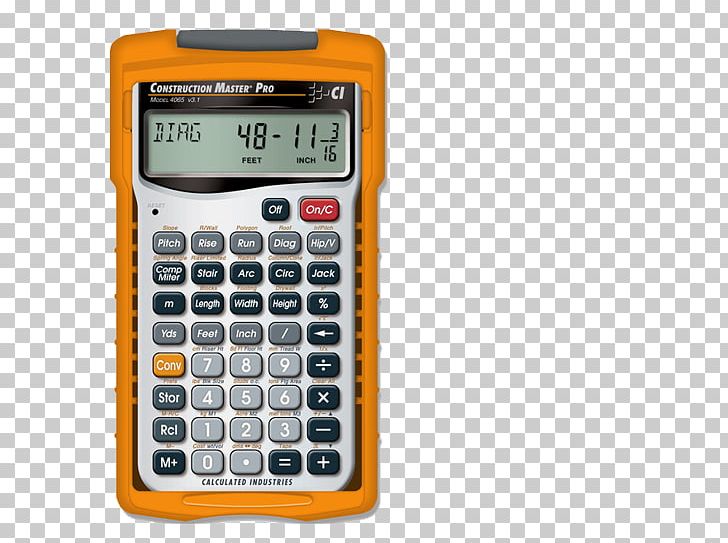 Calculated Industries Construction Master Pro 4065 Scientific Calculator Building Architectural Engineering PNG, Clipart, Architectural Engineering, Building, Calculated Industries, Calculation, Calculator Free PNG Download