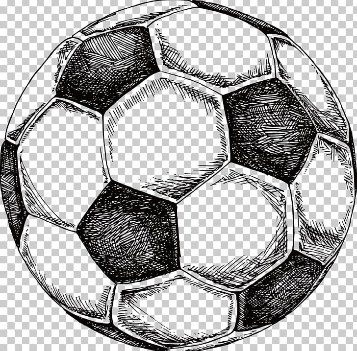 Football Drawing Stock Photography Illustration PNG, Clipart, Artwork, Ball, Black And White, Circle, Doodle Free PNG Download