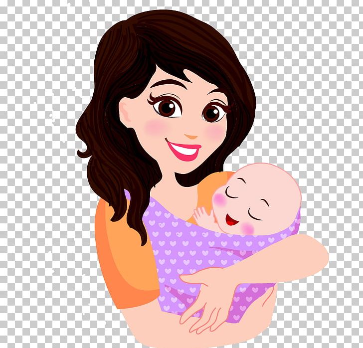 Mother Infant Cartoon Child PNG, Clipart, Arm, Baby, Baby Clothes, Baby  Girl, Black Hair Free PNG