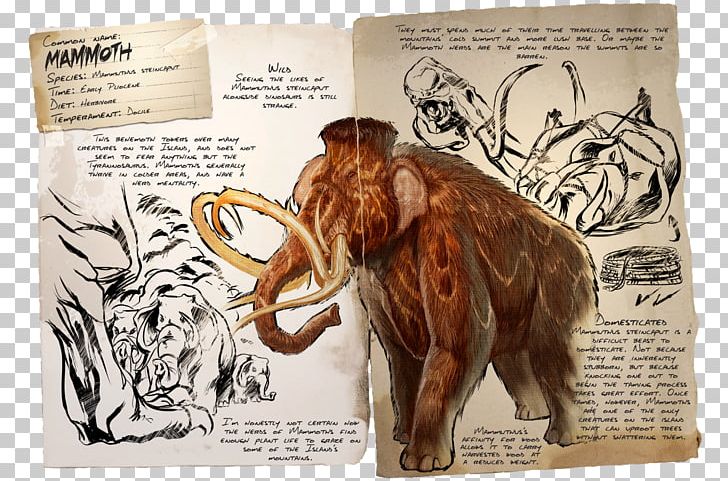 ARK: Survival Evolved Woolly Mammoth Phiomia Mammal Dinosaur PNG, Clipart, African Elephant, Ark, Ark Survival, Ark Survival Evolved, Cattle Like Mammal Free PNG Download