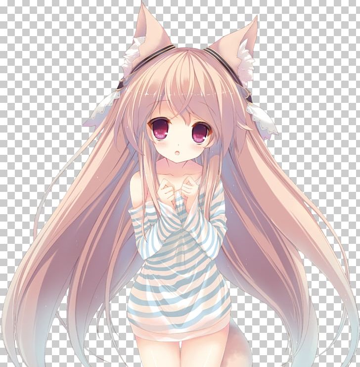 Kemonomimi Anime Mangaka Catgirl Black Hair PNG, Clipart, Animal Ears, Anime, Artwork, Black Hair, Blond Free PNG Download