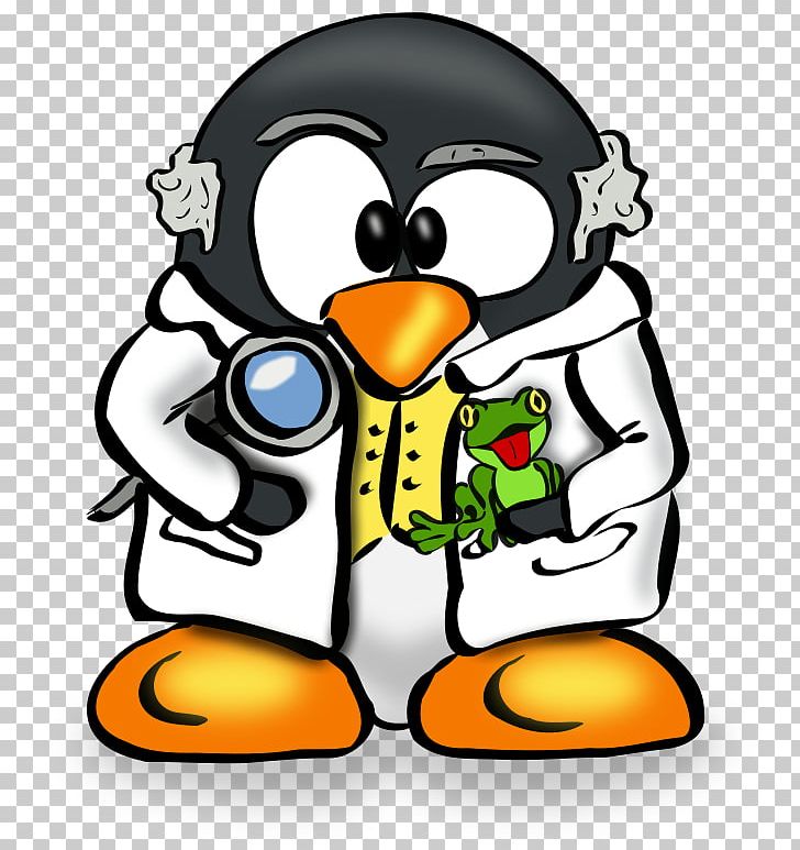 Penguin Tux Linux User Group Scientist PNG, Clipart, Alchemy, Animals, Artwork, Beak, Bird Free PNG Download