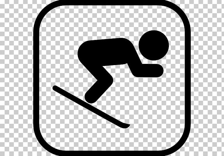 Winter Olympic Games Skiing Sport PNG, Clipart, Area, Black, Black And White, Computer Icons, Encapsulated Postscript Free PNG Download