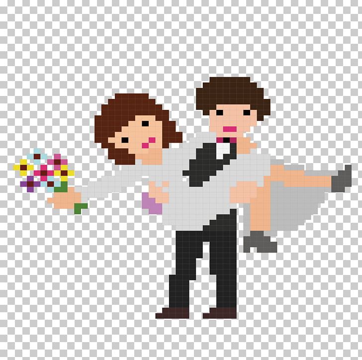 Wedding Pixel Illustration PNG, Clipart, Bride, Bridegroom, Cartoon, Child, Couple Free PNG Download