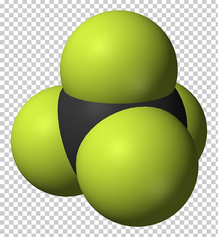 Tetrafluoromethane Space-filling Model Sphere Structural Formula Halon PNG, Clipart, Ball, Chemical Formula, Chemistry, Circle, Fluorine Free PNG Download
