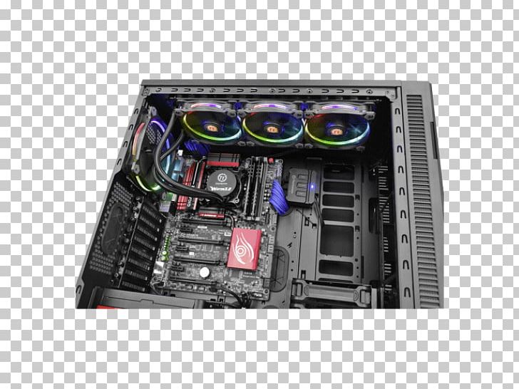 Computer System Cooling Parts Water Cooling Thermaltake Heat Sink RGB Color Model PNG, Clipart, 8bit Color, Central Processing Unit, Computer Case, Computer Component, Computer Cooling Free PNG Download