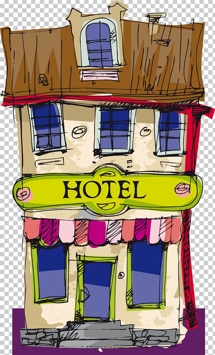 Hotel Drawing Cartoon PNG, Clipart, Art, Building, Cartoon, Cartoon Hotel, Drawing Free PNG Download