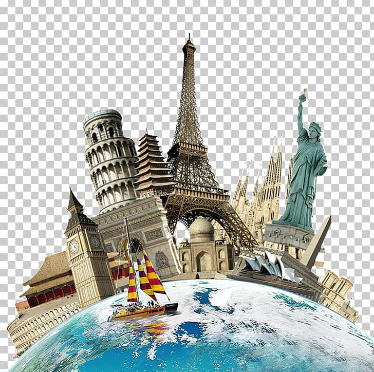 Landmark Building Tourism PNG, Clipart, Around, Around The World, Building, Earth, Eiffel Free PNG Download