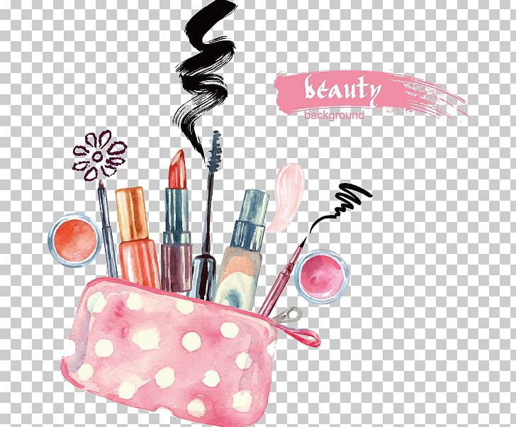 Lipstick Cosmetics Watercolor Painting Eye Shadow PNG, Clipart, Brush, Cartoon, Cosmetic, Design, Eyebrow Free PNG Download