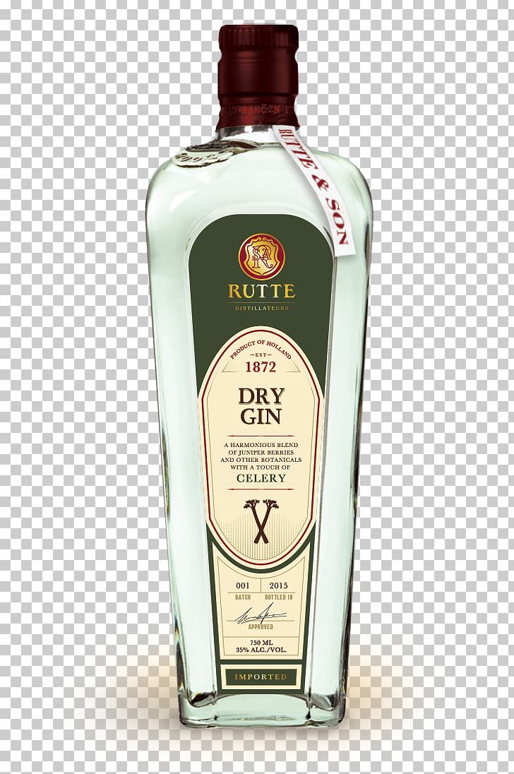 Liqueur Gin And Tonic Jenever Rutte PNG, Clipart, Alcohol By Volume, Alcoholic Beverage, Bottle, Brandy, Celery Free PNG Download