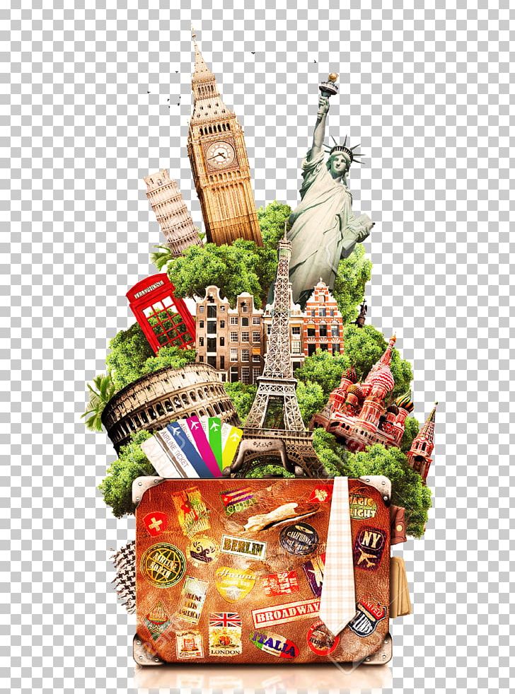Tourism Travel Collage Vacation Tourist Attraction PNG, Clipart, Basket, Christmas Ornament, Collage, Food, Gift Free PNG Download
