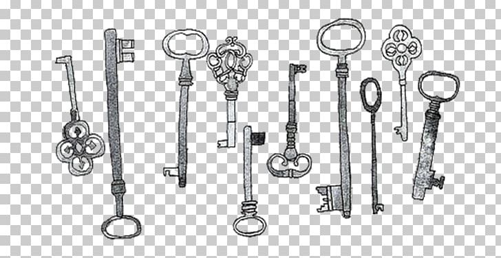 Drawing Key Illustration PNG, Clipart, Art, Black And White, Body Jewelry, Continental, Doodle Free PNG Download