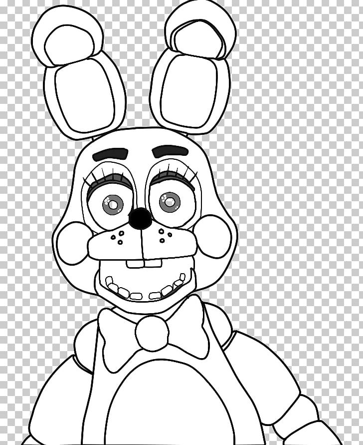Five Nights At Freddy's 2 Five Nights At Freddy's 3 Coloring Book Drawing PNG, Clipart, Art, Black And White, Cartoon, Character, Ear Free PNG Download
