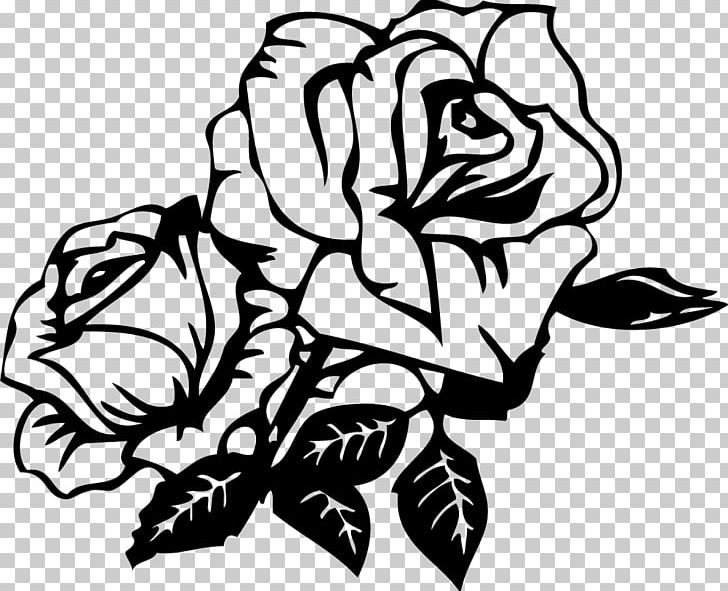 Rose Drawing Cdr PNG, Clipart, Art, Artwork, Black, Black And White, Cdr Free PNG Download