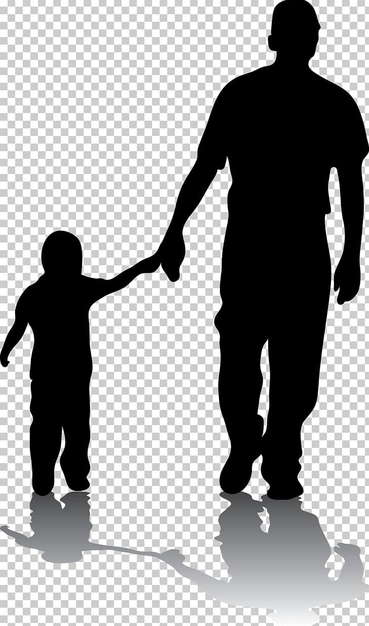 Father Silhouette Son Daughter Family PNG, Clipart ...
