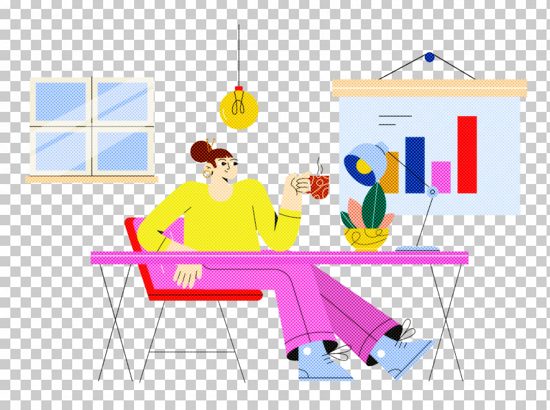 Work Home Working From Home PNG, Clipart, Behavior, Cartoon, Furniture, Home, Human Free PNG Download