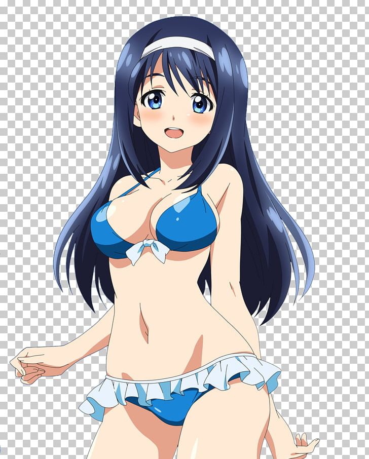 Bikini Aoi Futaba Anime Eroticism Bishōjo PNG, Clipart, Arm, Bakunyuu, Black Hair, Brassiere, Breast Free PNG Download