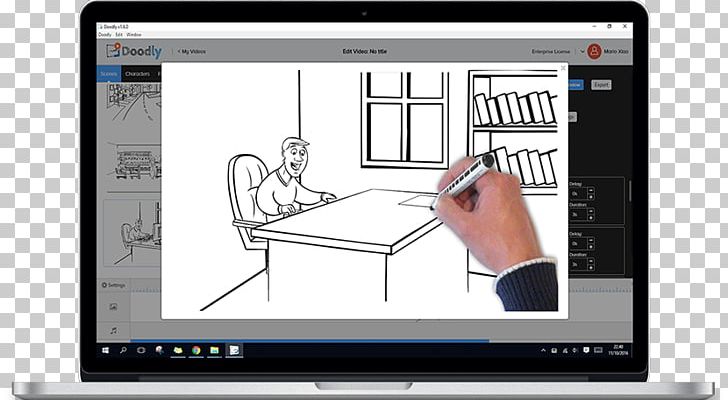 Doodle Computer Monitors Video Dry-Erase Boards PNG, Clipart, Animaatio, Arbel, Communication, Computer, Computer Monitor Free PNG Download
