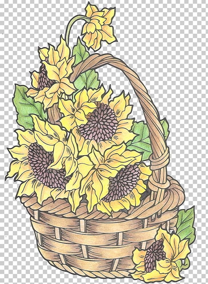 Floral Design Food Gift Baskets Cut Flowers Common Sunflower PNG, Clipart, Art, Basket, Common Sunflower, Cut Flowers, Flora Free PNG Download