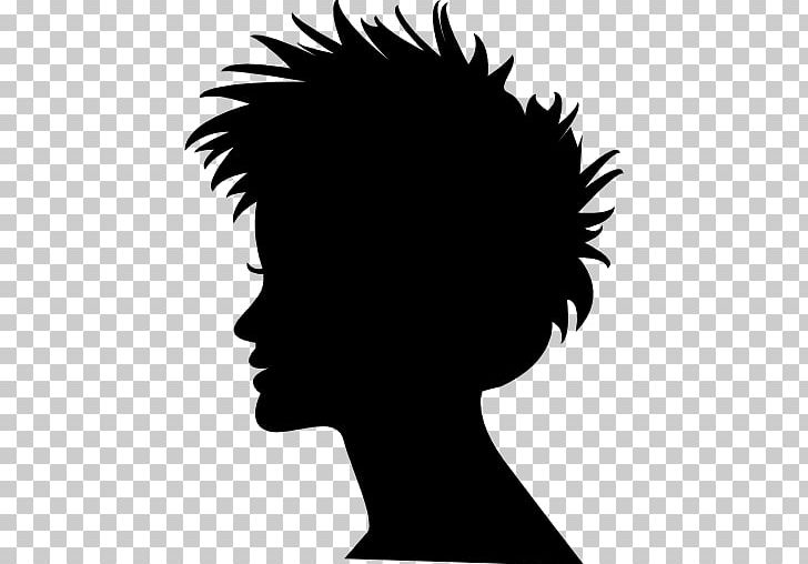 Hair Silhouette Woman PNG, Clipart, Afrotextured Hair, Beauty Parlour, Black, Black And White, Black Hair Free PNG Download