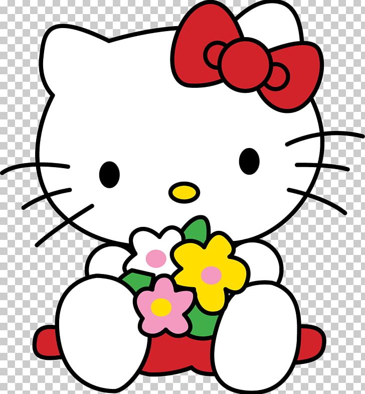 Hello Kitty Wall Decal Sticker PNG, Clipart, Adhesive, Area, Art, Black And White, Circle Free PNG Download