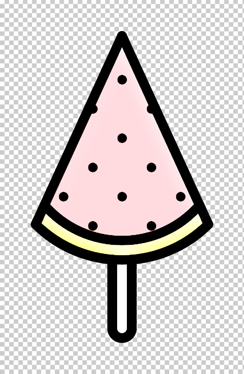 Ice Cream Icon Watermelon Icon PNG, Clipart, Cone, Ice Cream Icon, Sign, Signage, Triangle Free PNG Download