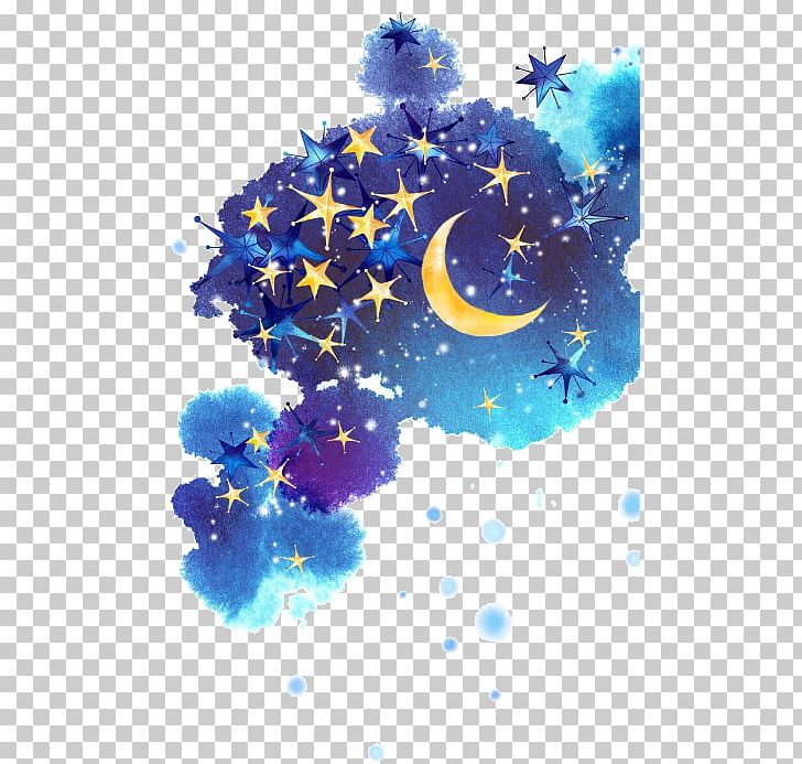 Moon Star PNG, Clipart, Afterglow, Art, Blue, Cloud, Computer Wallpaper Free PNG Download