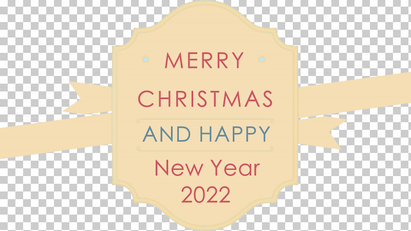Merr Christmas Happy New Year 2022 PNG, Clipart, Geometry, Happy New Year, Labelm, Line, Logo Free PNG Download