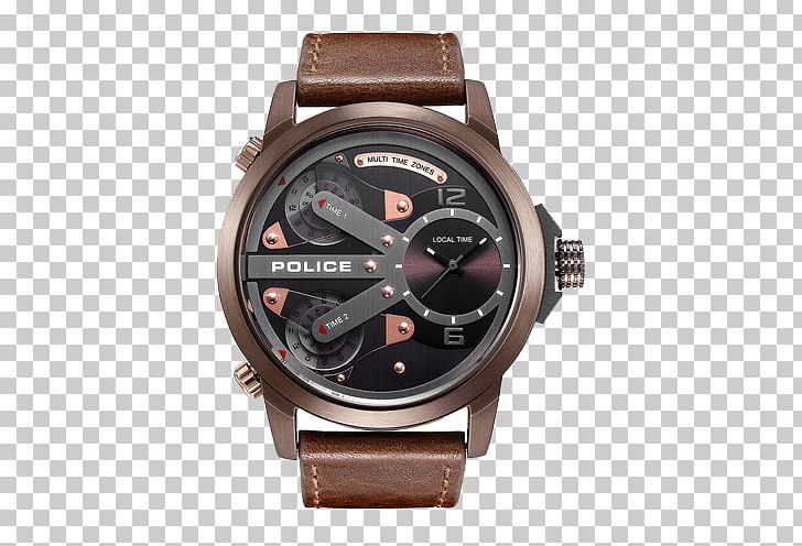Analog Watch Police Quartz Clock Designer PNG, Clipart, Brand, Brown, Clock, Designer, Discounts And Allowances Free PNG Download