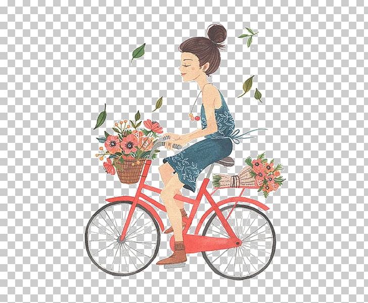 Watercolor Painting Drawing Illustrator Illustration PNG, Clipart, Bicycle, Bicycle Accessory, Bicycle Frame, Bicycle Part, Cycling Free PNG Download