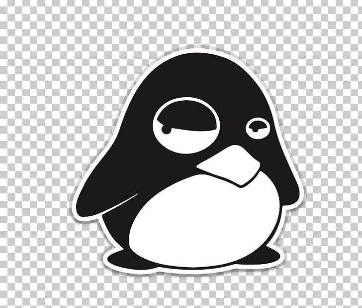 Sticker Decal Paper T-shirt Linux PNG, Clipart, Antergos, Beak, Bird, Black And White, Computer Software Free PNG Download
