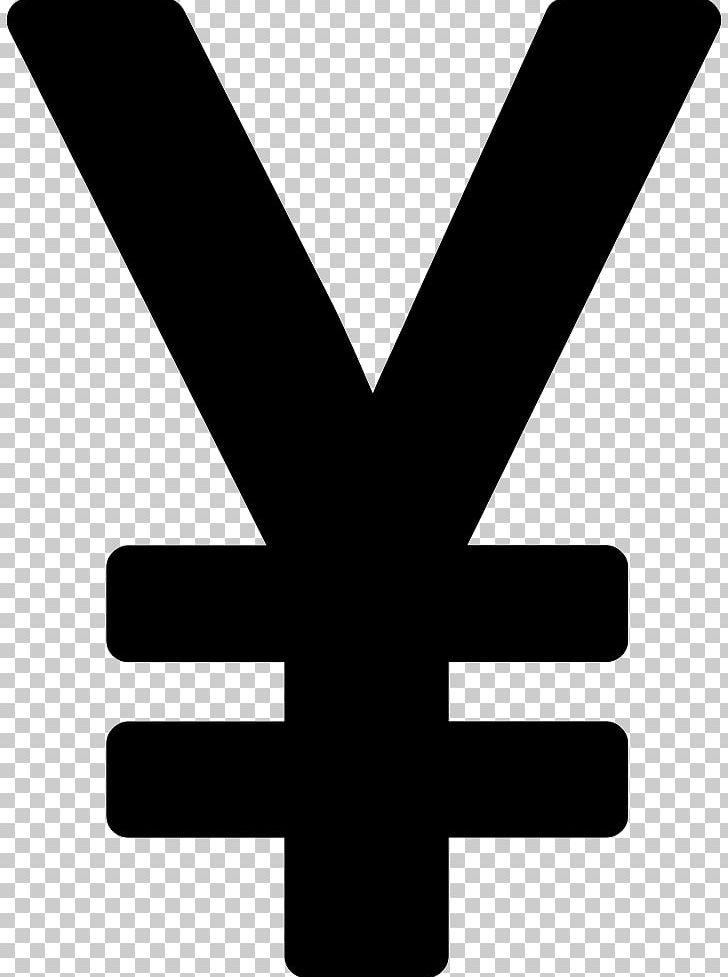 Yen Sign Currency Symbol Japanese Yen Renminbi Graphics PNG, Clipart, Angle, Black And White, Character, Computer Icons, Currency Free PNG Download