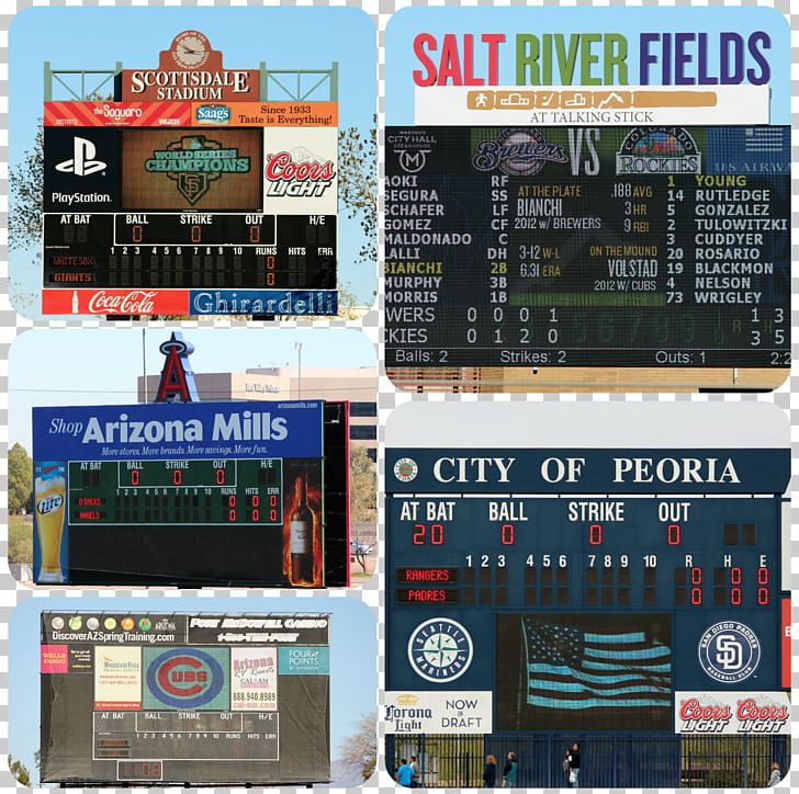 Peoria Sports Complex Tempe Diablo Stadium Spring Training Hohokam Stadium Seattle Mariners PNG, Clipart, Advertising, Brand, Display Advertising, Display Device, Hobby Free PNG Download