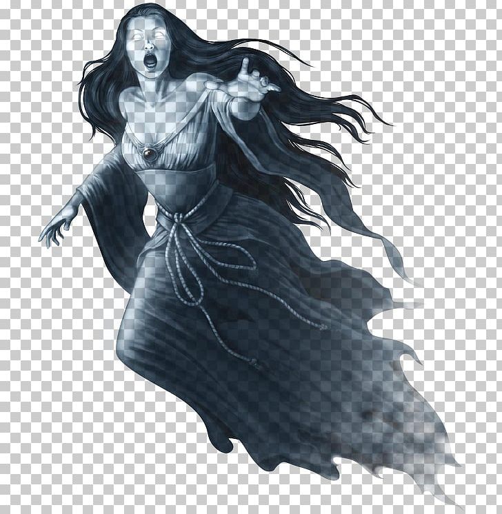 Banshee Dungeons & Dragons A Shade Of Vampire Legendary Creature Fairy PNG, Clipart, Anime, Art, Banshee, Black And White, Black Hair Free PNG Download