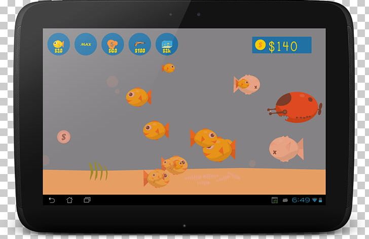 Fish Aquarium Tablet Computers Android NeuronDigital Handheld Devices PNG, Clipart, Android, Android Studio, Aquarium, Display Device, Electronic Device Free PNG Download