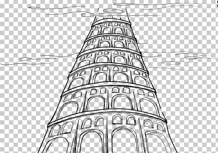 Tower Of Babel Shinar Genesis Drawing Bible PNG, Clipart, Angle, Artwork, Bible, Black And White, Cary Free PNG Download