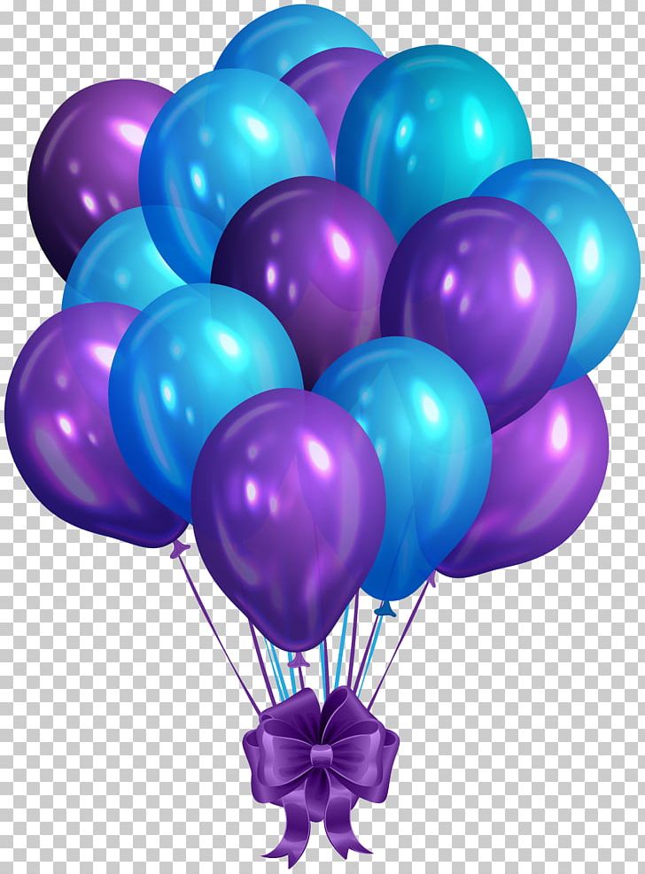 Balloon Purple Blue PNG, Clipart, Balloon, Birthday, Blue, Clip Art, Cluster Ballooning Free PNG Download