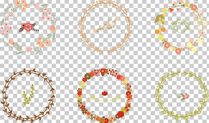 Flower Wreath Euclidean Leaf PNG, Clipart, Border Texture, Circle, Design, Designer, Download Free PNG Download
