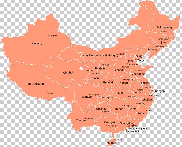 South Central China Guangdong Northwest China Autonomous Regions Of China PNG, Clipart, Area, Autonomous Regions Of China, Blank Map, Central China, China Free PNG Download