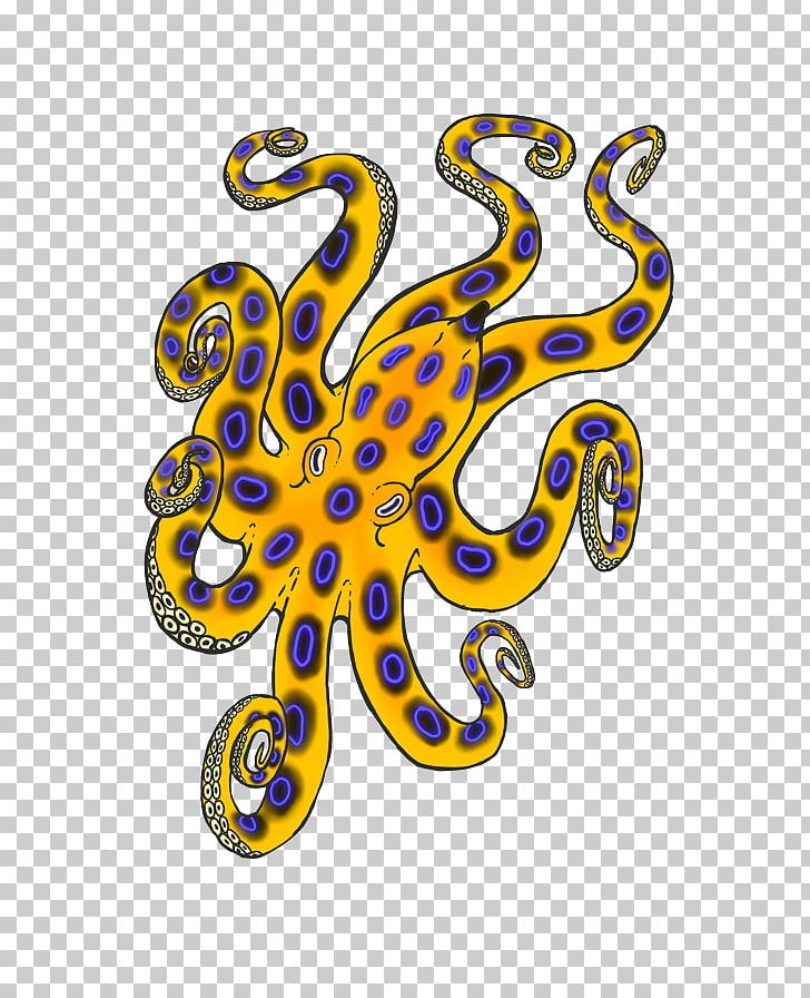 Southern Blue-ringed Octopus Greater Blue-ringed Octopus Drawing PNG, Clipart, Animal Figure, Blueringed Octopus, Body Jewelry, Cephalopod, Coral Reef Free PNG Download