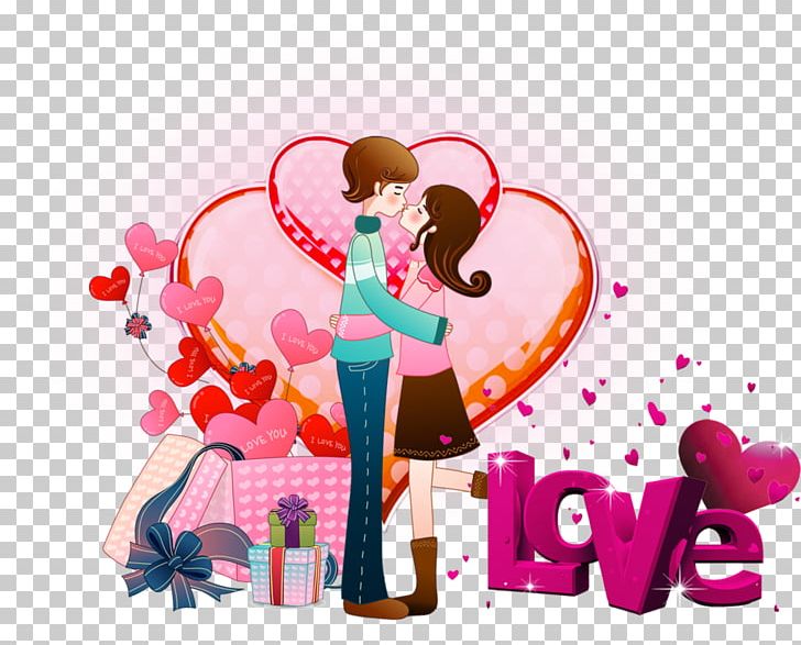 Gift Valentines Day Illustration PNG, Clipart, Art, Cartoon Couple, Couple, Couples, Drawing Free PNG Download