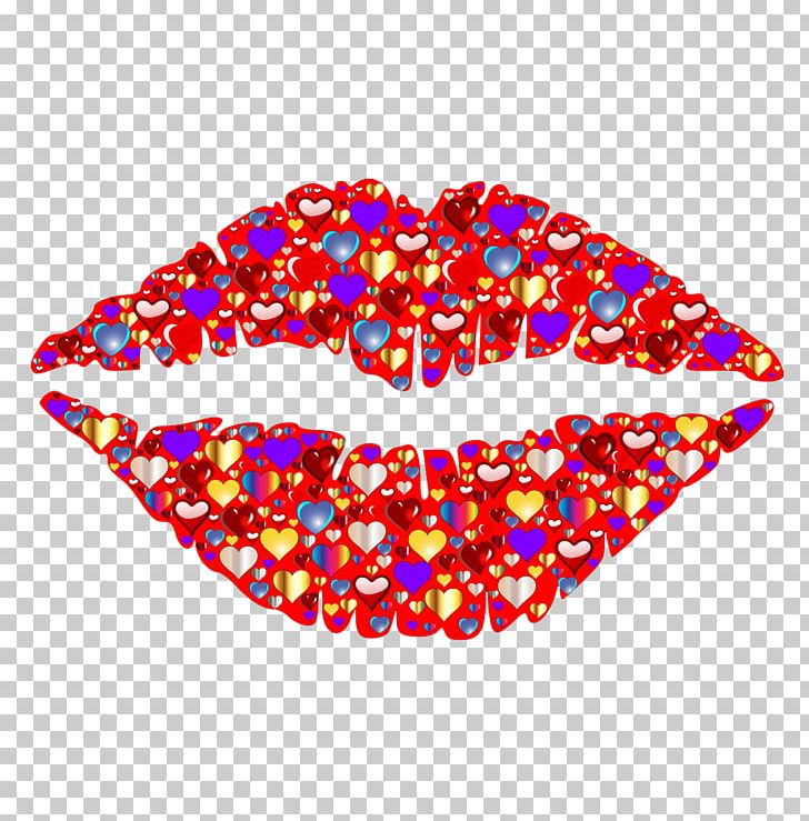 Hugs And Kisses Lip Romance PNG, Clipart, Abstract Pattern, Circle, Combination, Creative Background, Flower Pattern Free PNG Download