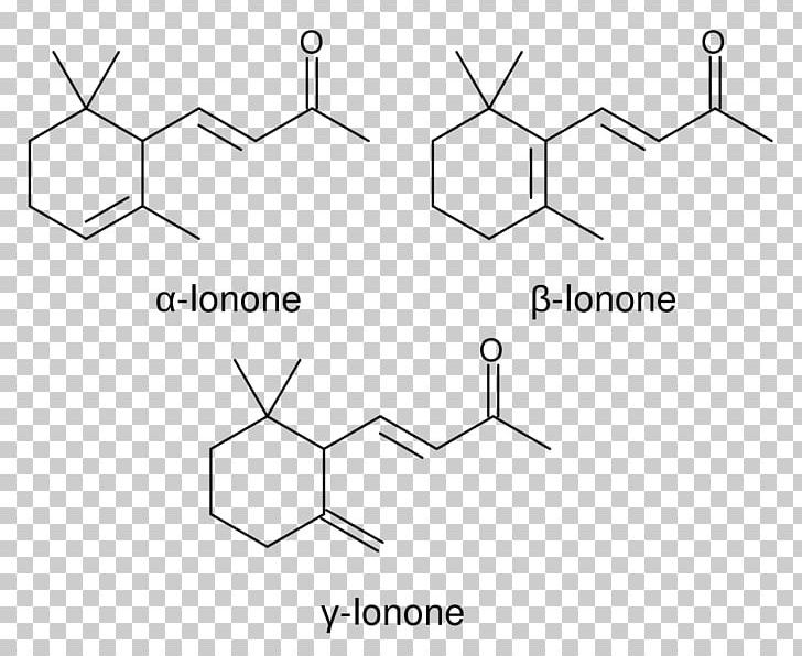 Ionone Isomer Chemical Substance Chemistry Irone PNG, Clipart, Angle, Area, Aroma Compound, Black And White, Butene Free PNG Download