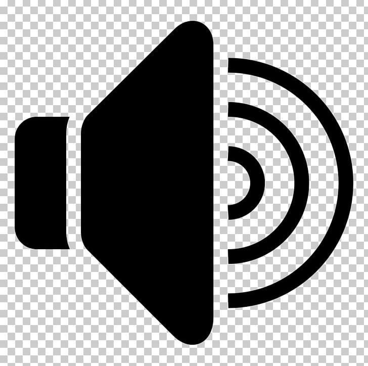 Computer Icons Loudspeaker Symbol PNG, Clipart, Black, Black And White, Brand, Circle, Computer Icons Free PNG Download