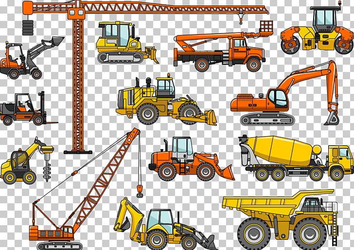 Heavy Equipment Architectural Engineering Excavator Loader PNG, Clipart, Agricultural Machinery, Building, Car, Construction Vehicles, Crane Free PNG Download