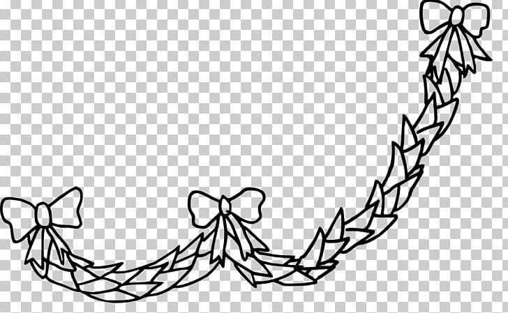 Guirlande De Noël Garland Drawing Christmas Coloring Book PNG, Clipart, Arm, Asteroid Cliparts, Black And White, Branch, Child Free PNG Download